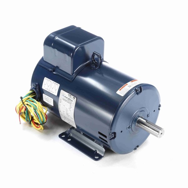 Marathon Motor 5 Hp Crop Dryer Motor, 1 Phase, 3600 Rpm, 230 V, 184Tz Frame, Dpao Z305A